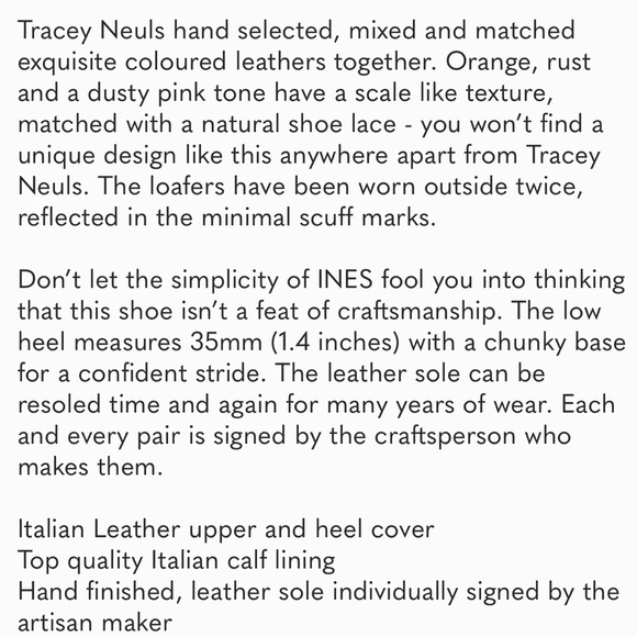 Tracey Neuls INES Leaves | Multi Color & Textured Leather Shoe, size 37 (US 6.5) - Picture 6 of 6